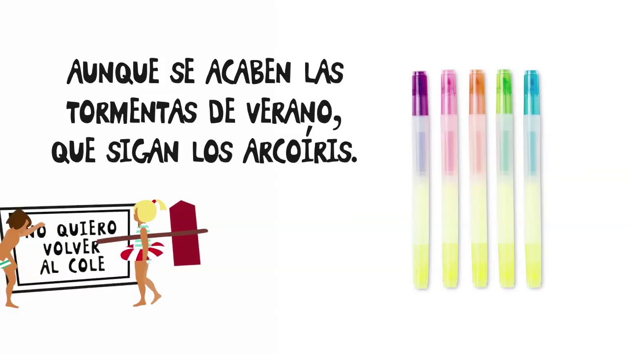 Antiback to school – No quiero Volver a la Cole 