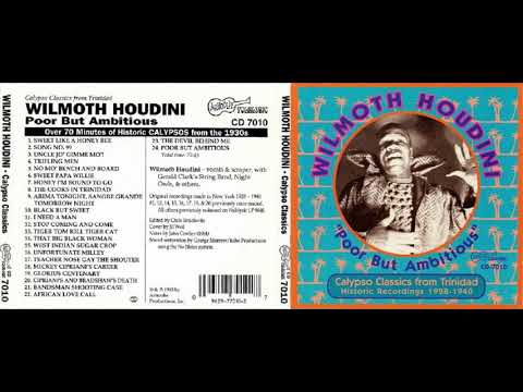 1992- Wilmoth Houdini - Poor But Ambitious: Calypso Classics