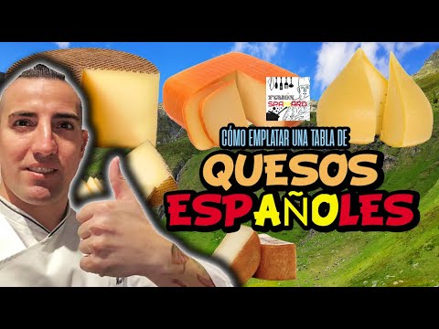 Cocina española | Cómo emplatar una tabla de quesos españoles | Marco Antonio Blanquer