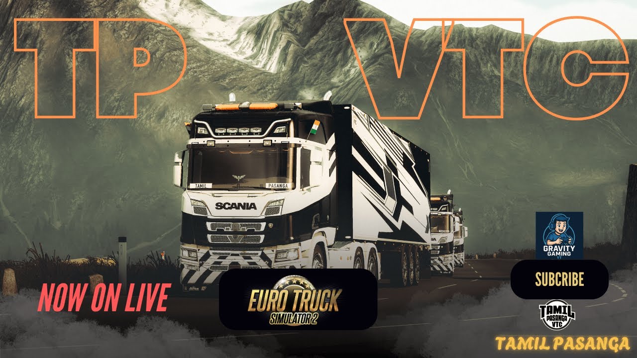 Tamil Pasanga VTC 🚛 | ETS2 Convoy Drive | Tamil Trucking