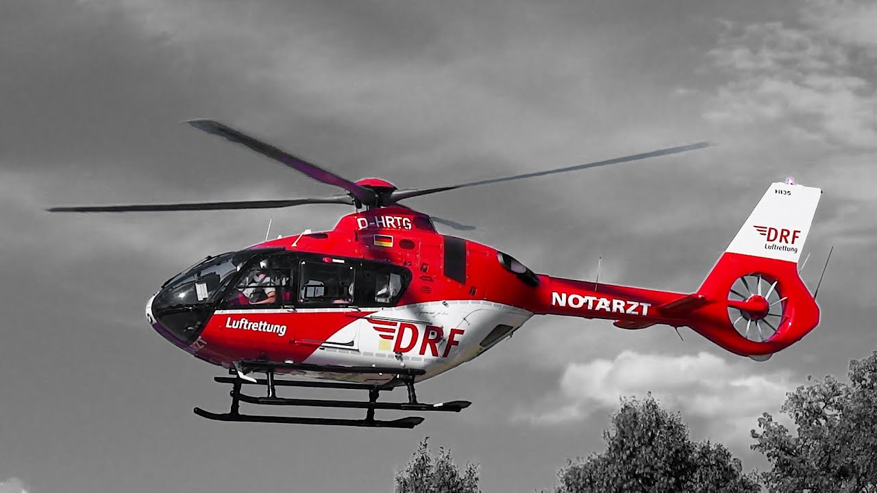 DRF Luftrettung | Takeoff Christoph 41 | D-HRTG | H135 | Christophsbad Göppingen | 13.07.2025
