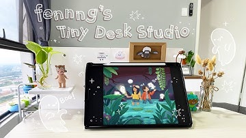 DRAW WITH ME｜Procreate on iPad【HALLOWEEN2020】(FREE BRUSHES) 給新手的Procreate小教室｜FENNNG Tiny Desk Studio