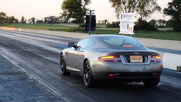Aston Martin DB9 Drag Racing