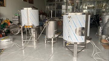 Nồi Hơi Sục Nấu Đậu Phụ bằng điện và củi bếp liền thân nấu siêu tốc