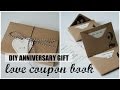 DIY Accordion Envelope Book | Anniversary Love Coupons | Free Printables