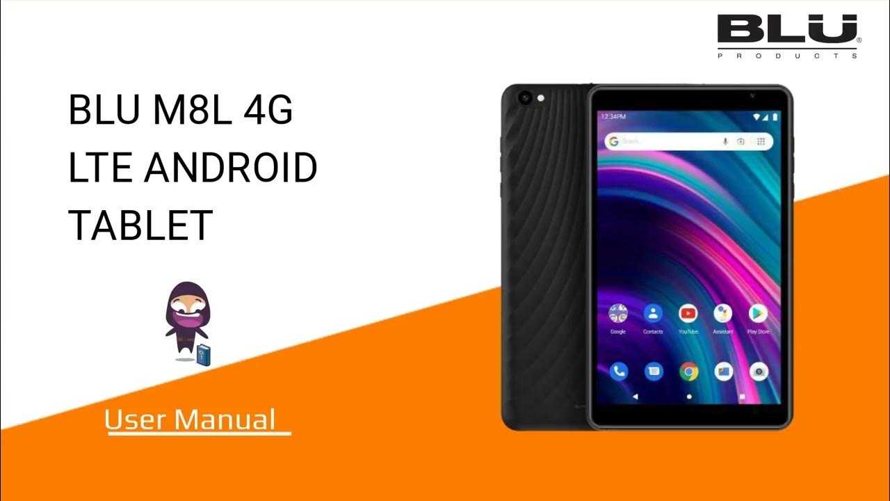 BLU M8L 4G LTE Android Tablet Setup & User Guide 