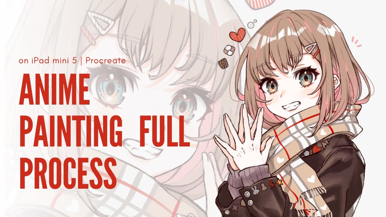 Ipad绘画 动漫人物绘制过程anime Painting Full Process On Procreate Lyn S Drawing Youtube