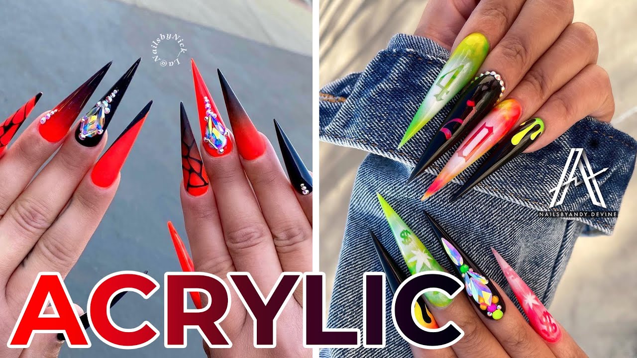 ✨183✨Amazingly Beautiful Acrylic Nail Art Designs Compilation 💅