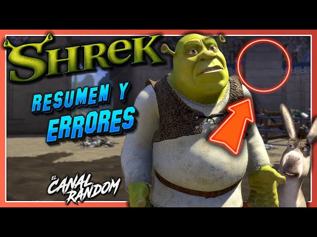 SHREK (2001) ERRORES de Películas