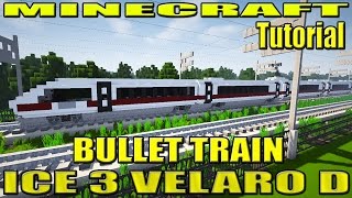 MINECRAFT / HYTALE : Bullet Train Tutorial - ICE 3 (Siemens Velaro D - DB Class 407)