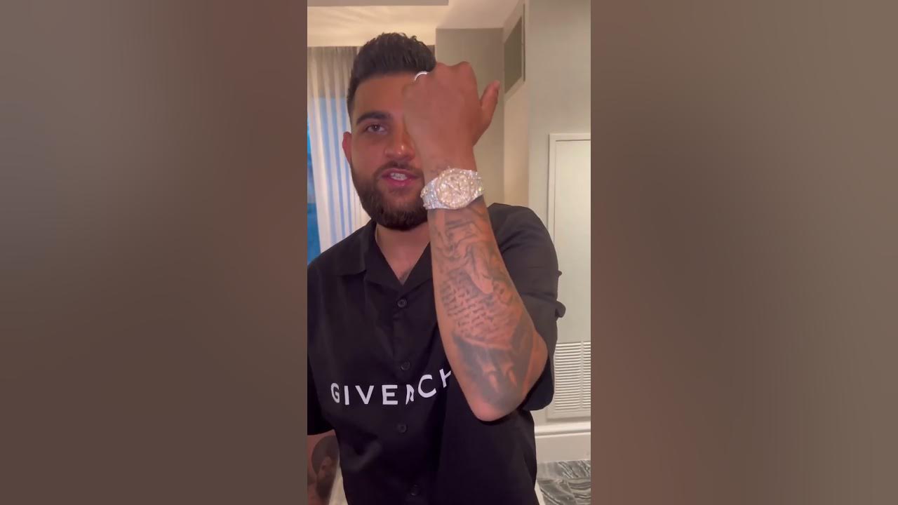 karan-aujla-new-diamond-watch-and-bracelet-diamondwatch