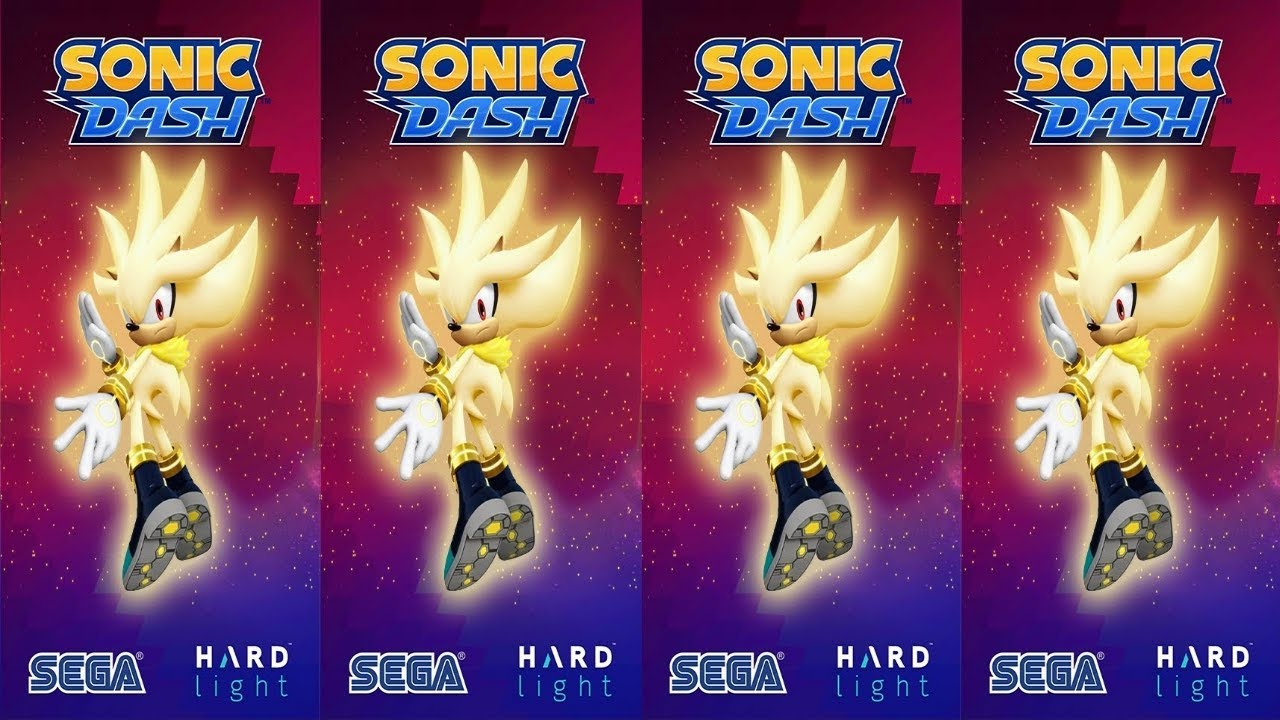 Sonic Dash - Super Silver New Character Unlocked and Fully Upgraded