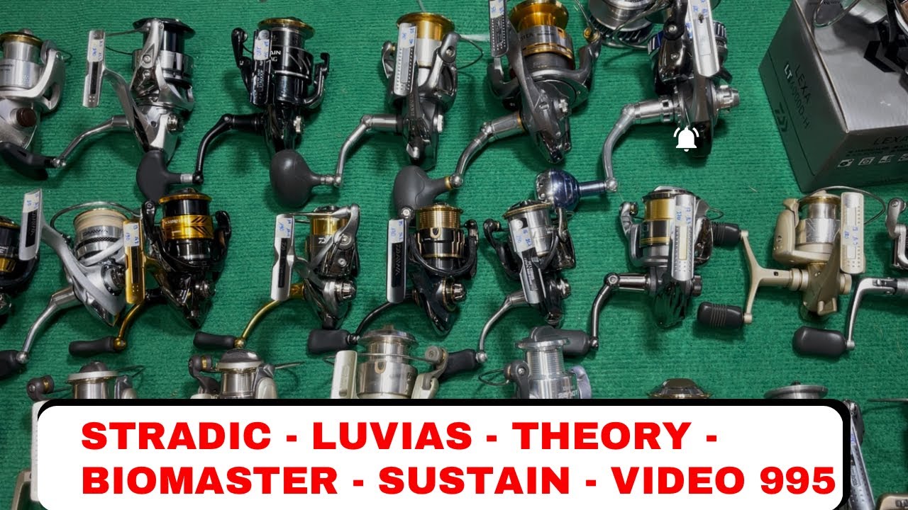 Máy Câu Nhật Bản: Máy Satiga, Stradic, Caldia, Biomaster, Soare BB - Video 995