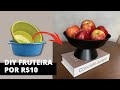 DIY FRUTEIRA FEITA COM BACIAS DE PLÁSTICO