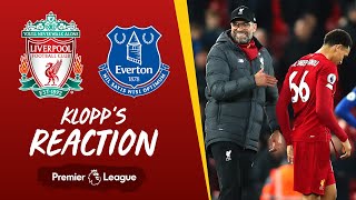 Klopp's Reaction: 'Outstanding, what a game he played' | Liverpool vs Everton