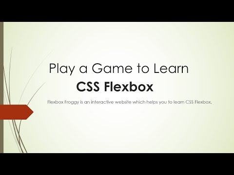 FLEXBOX FROGGY: Part -1