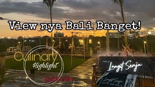 LANGIT SENJA CAFE AND RESTO | Resto Rasa BALI Night view | Kuliner Purwokerto