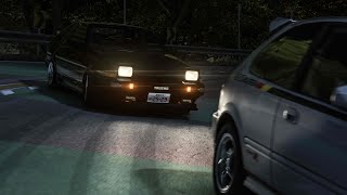 Tsubakis Hidden Line Toyota Ae86 Tuned Vs Mugen Civic ek9 Type Ss  Assetto Corsa 4k