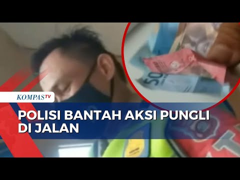Viral! Polisi Tertangkap Kamera sedang Lakukan Pungli di Palembang