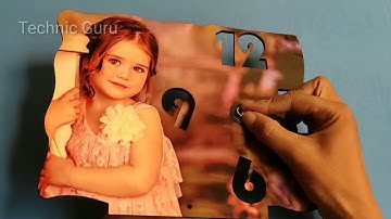 How to print your photo on Clock at home - Using Electric Iron