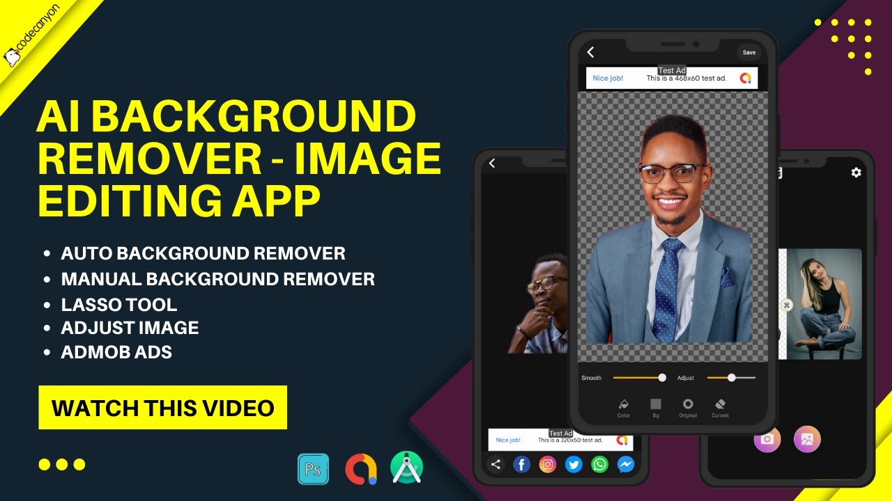 AI Auto Remove Background & Background Change App || Android Studio || SH  Developer - YouTube