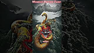 Moment Before Twist 🪢 l Snake in troll face l #edit #trollface #shorts