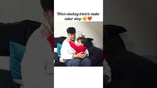 When nischay tried to make asher sleep 🥹❤️ @triggeredinsaan #liveinsaan #shorts