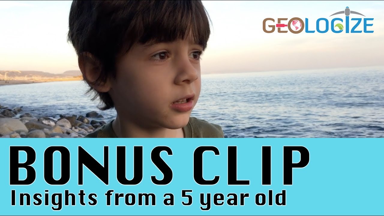 BONUS CLIP - Geological puzzle-solving from a 5 year old.