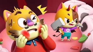 Go Away Cavity Germs Good Habits Song Kids Song Daddy And Mimi Meowmi Family Show