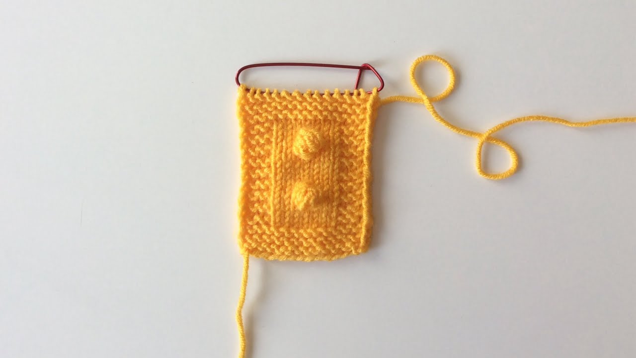 Örgü Modellerim 8 - Popcorn / Bubble / Fıstık Örgü Modeli