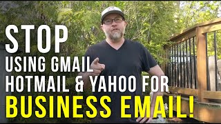 Using Gmail, Hotmail, or Yahoo for Business is a BAD idea!!!