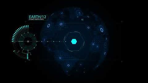 HUD UI Earth 1 - After Effects Template Videohive