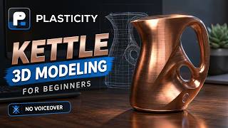 How to Model a Kettle in Plasticity ☕ | Step-by-Step 3D Modeling