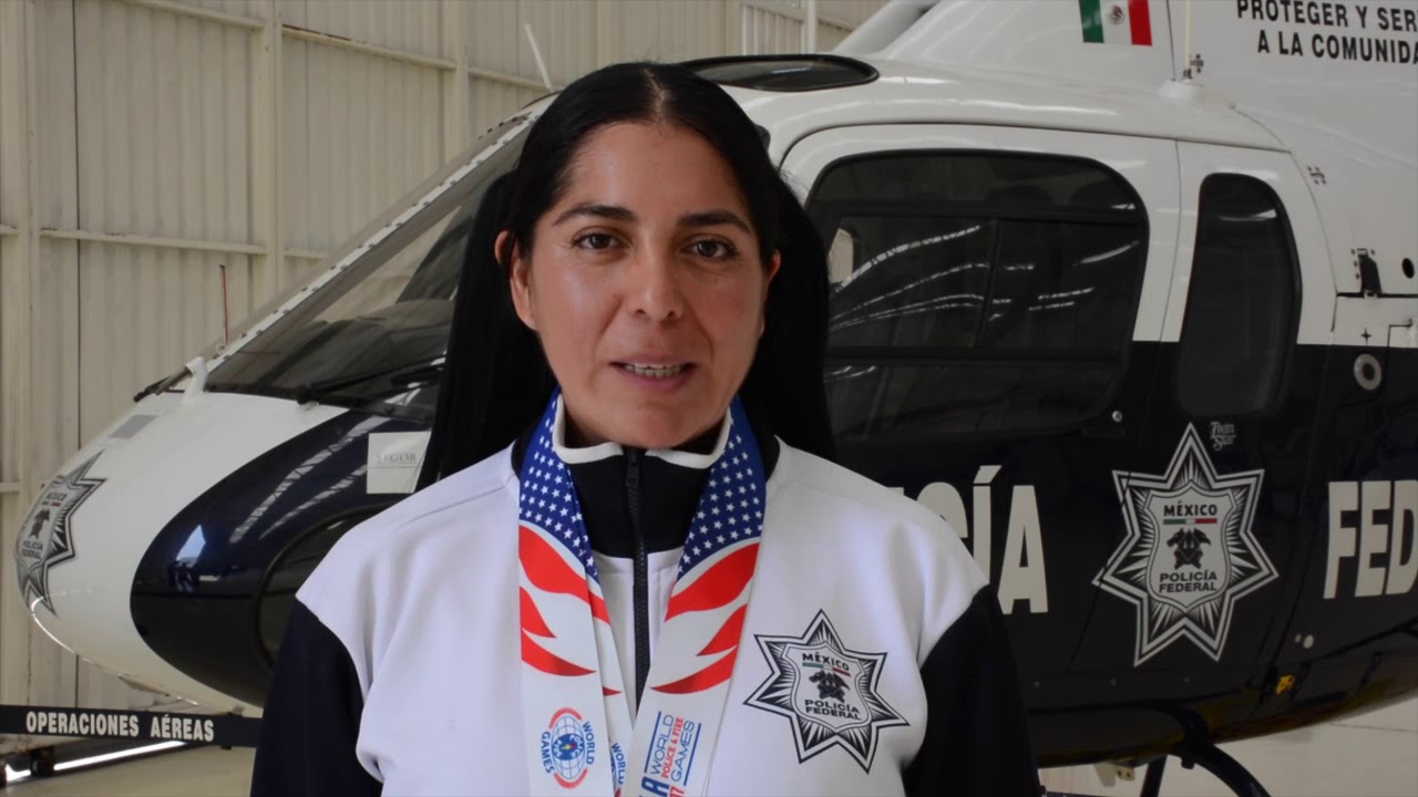 Conoce a ganadora de 2 medallas de oro en los Juegos Mundiales Policías y Bomberos 2017. defensa y justicia