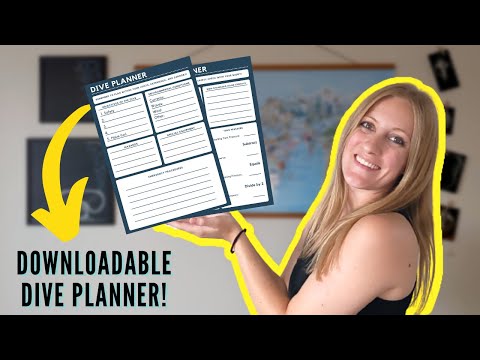 How to Plan a Dive - with Free Dive Planner Template!