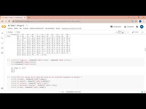 Google colab- dataframe