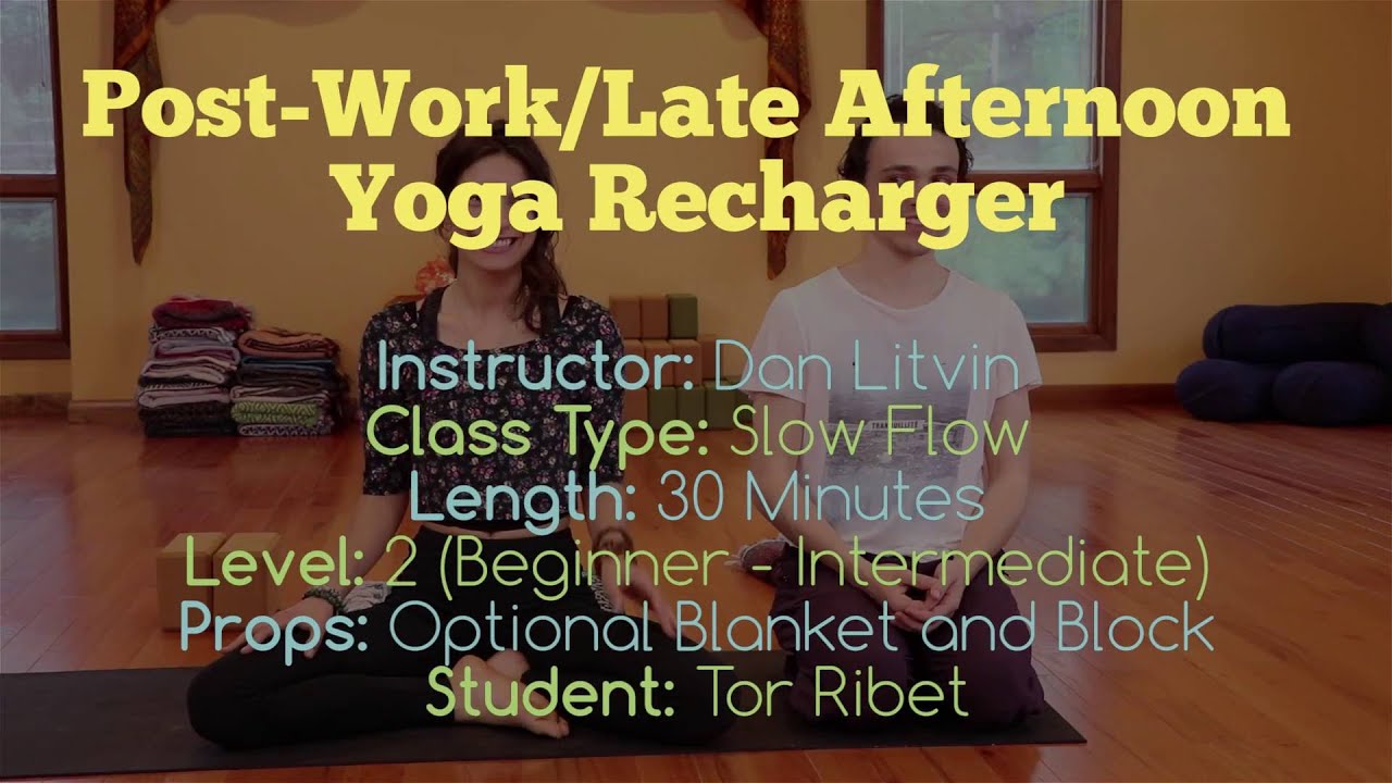 After Work/Late Afternoon Yoga Recharge - YouTube