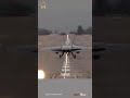 जब Fighter Jet ने Touch किया Runway 😱 Rafale Smooth Landing #shorts