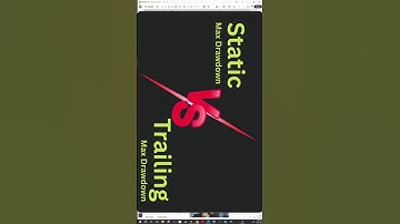 Trailing Drawdown Vs static Drawdown In Trading Explained in Prop firms#propfirmtrading