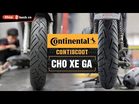 Video Vỏ xe Continental ContiScoot cho xe tay ga. Hiệu suất... - youtube