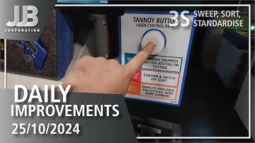 3s and Lean Improvements 25th October