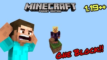 How to Download One Block Map For Minecraft PE 1.19.50 | New and Best One Block Map For MCPE