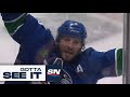 Gotta see it jt millers rebound wins game 5 for the canucks