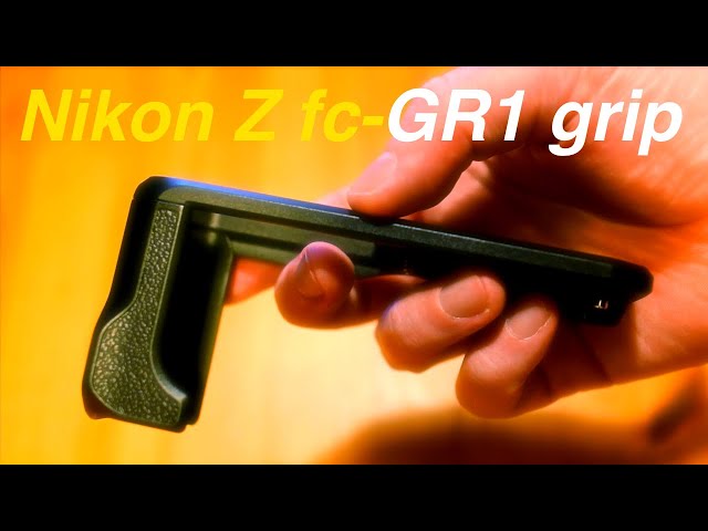 Nikon Z fc-GR1 extension grip with the black Nikon Z fc - YouTube