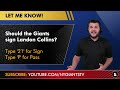 MAJOR Giants Rumors: Cut Darius Slayton? Sign Landon Collins + Breakout Candidates Ft Kadarius Toney