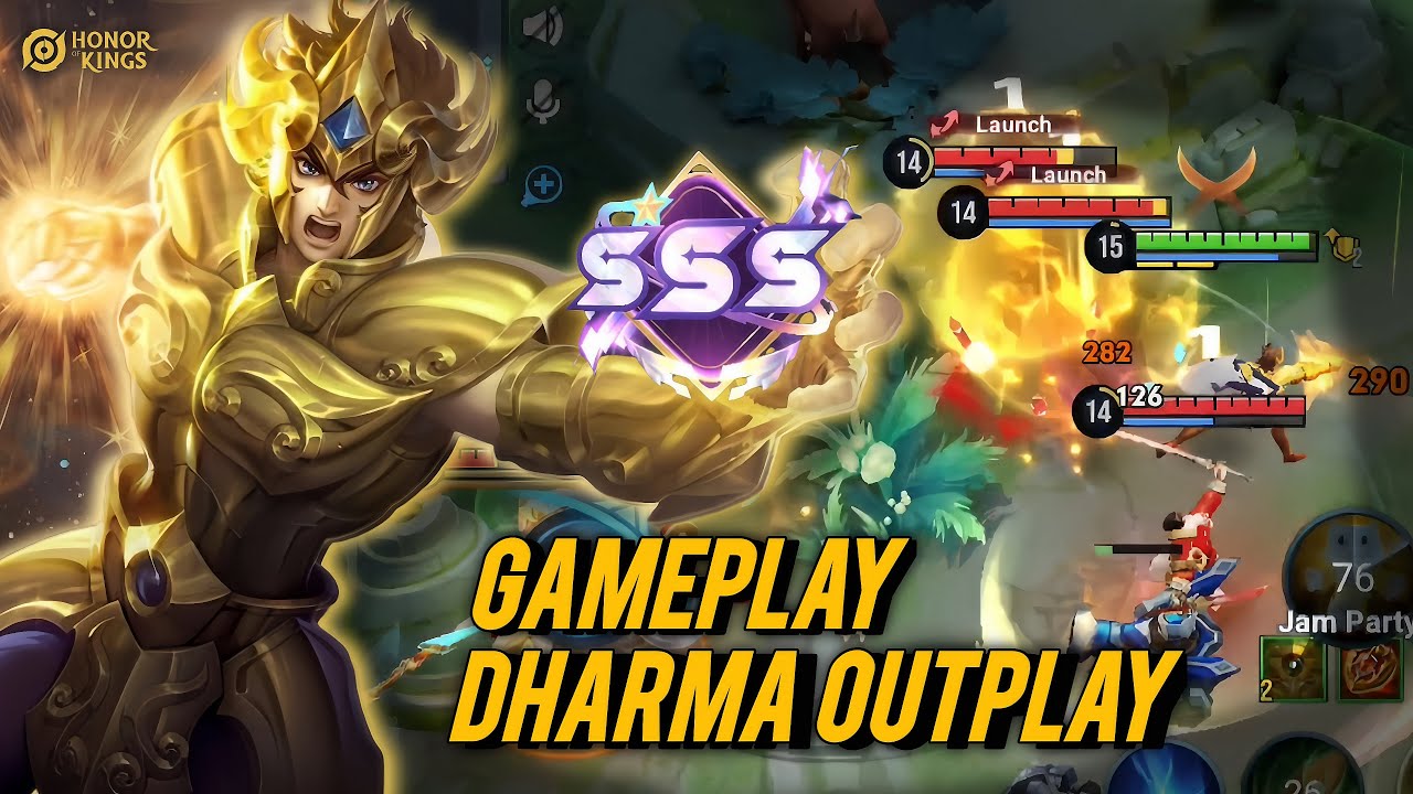 The Power of Dharma 🔥 Insane Combo & Outplay Moments | HoK Gameplay"