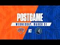 Knicks Media | Postgame vs. Timberwolves - 3/31/21