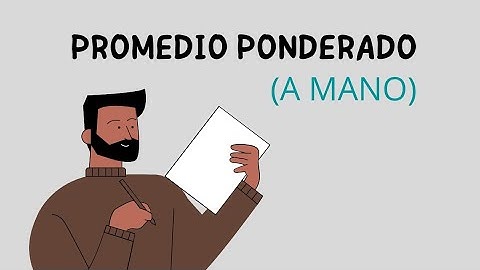 Promedio ponderado