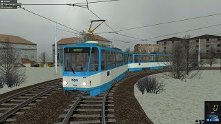SIMT MHD - Vánoční tramvajová linka 1 - Třída Kosmonautů - Koprasy (cabview)