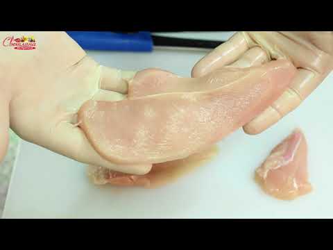 Как правильно нарезать куриное филе на отбивные